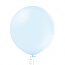 1 Ballon pastel Ø 60cm ice blue