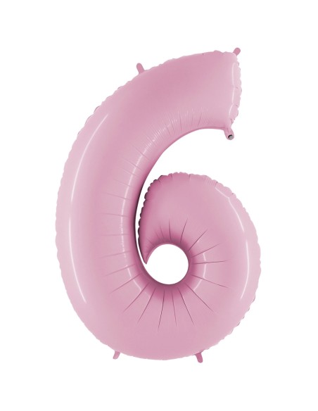 Ballon mylar 102cm rose - Chiffre 5