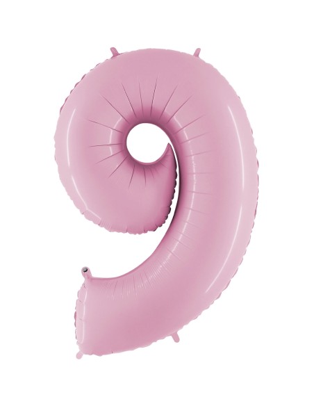 Ballon mylar 102cm rose - Chiffre 8