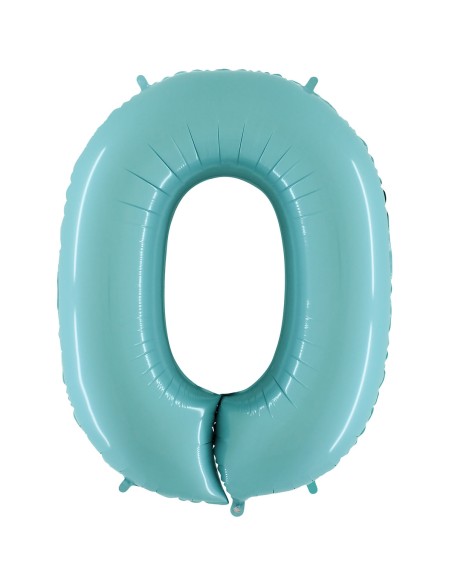 Ballon mylar 102cm rose - Chiffre 0