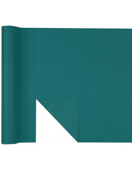 Chemin de table voie sèche prédécoupé 0.4x4,8m sauge