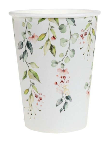 20 serviettes mariage vegétal 