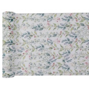 Chemin de table mariage vegétal 26cm x3m