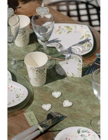 10 marque table de 1 à 10 mariage végétal