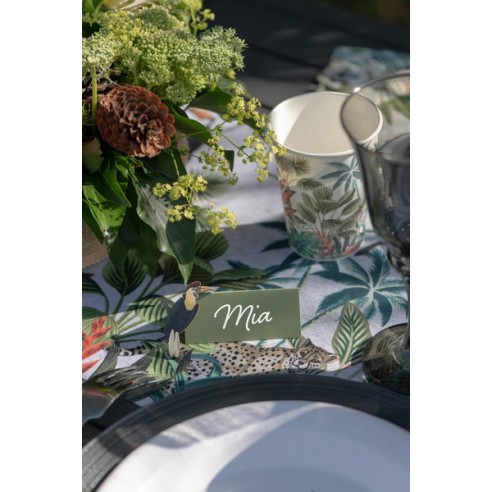 10 marque table de 1 à 10 mariage végétal