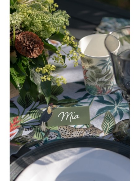 10 marque table de 1 à 10 mariage végétal