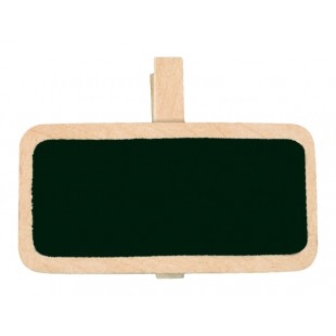 12 ardoises école sur pince blanc