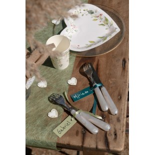 24 mini pinces en bois blanc 2