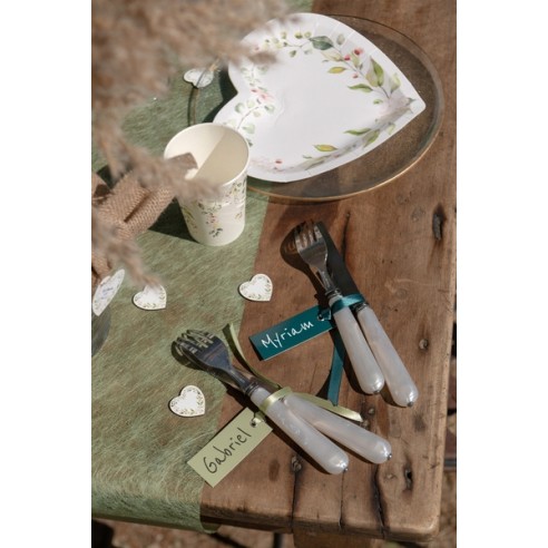 24 mini pinces en bois blanc