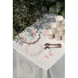 Chemin de table mariage végétal 26cm x3m 2