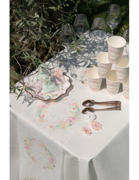 Chemin de table mariage végétal 26cm x3m