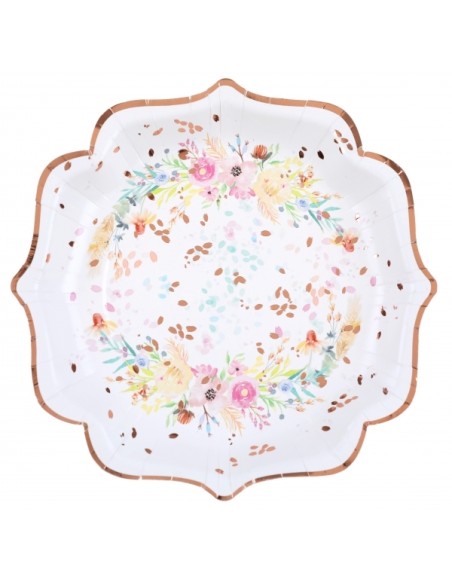 Chemin de table mariage fleuri 26cm x3m