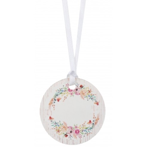 10 assiettes mariage fleuri 