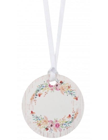 10 assiettes mariage fleuri 