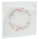 20 serviettes mariage fleuri 