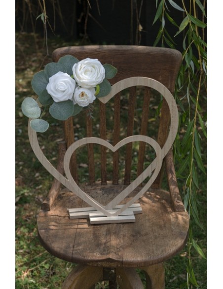 Grand décor coeur naturel