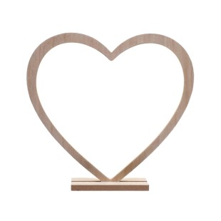 Grand décor coeur naturel