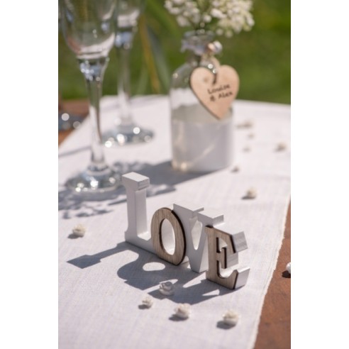 Arbre à voeux + 50 coeurs en bois