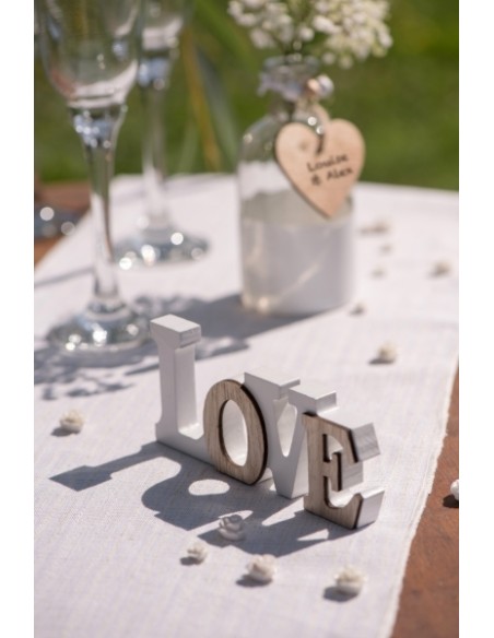 Arbre à voeux + 50 coeurs en bois