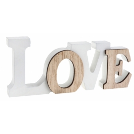 Lettres LOVE naturel