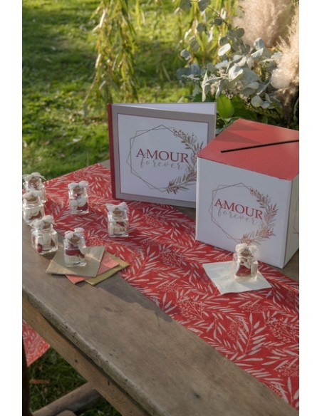 Chemin de table romance 43.5x3m