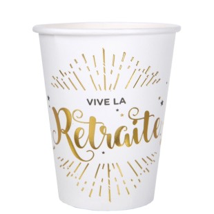 10 gobelets Retraite