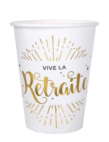 10 gobelets Retraite