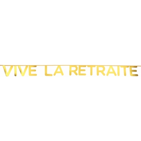 Banderole retraite