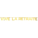 Banderole vive la retraite