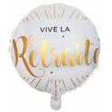 Ballon alu vive la retraite