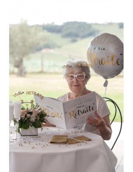 Ballon alu vive la retraite