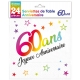 24 serviettes Anniversaire métallisé multi - 50 ans