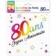 24 serviettes Anniversaire métallisé multi - 70 ans