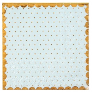 20 serviettes passe partout roses