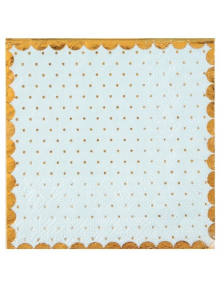 20 serviettes passe partout roses