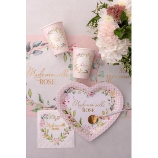 10 assiettes coeur blanches 2