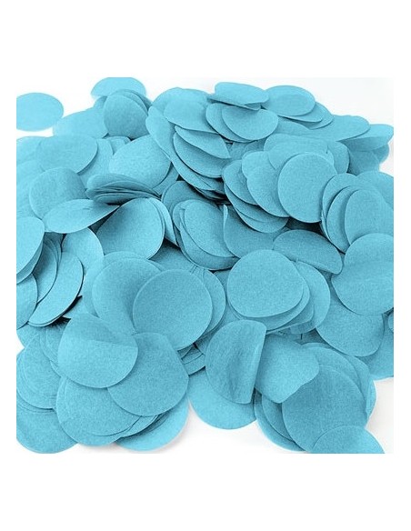 80g de confettis de scène diam 5cm blanc