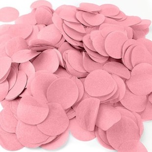 80g de confettis de scène diam 5cm bleu