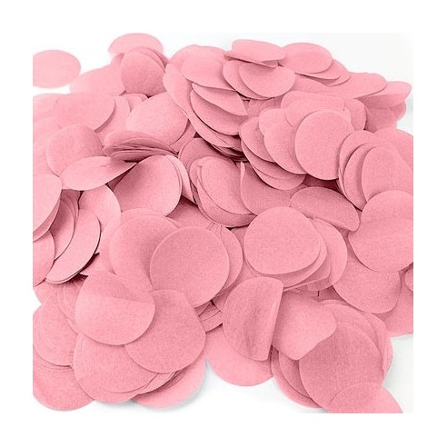 80g de confettis de scène diam 5cm bleu