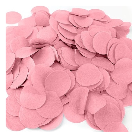 80g de confettis de scène diam 5cm  bleu