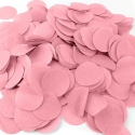 80g de confettis de scène diam 5cm  rose