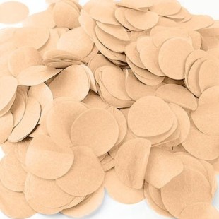 80g de confettis de scène diam 5cm rose