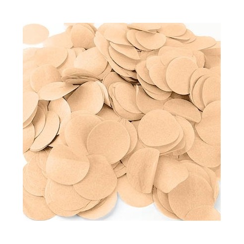 80g de confettis de scène diam 5cm rose