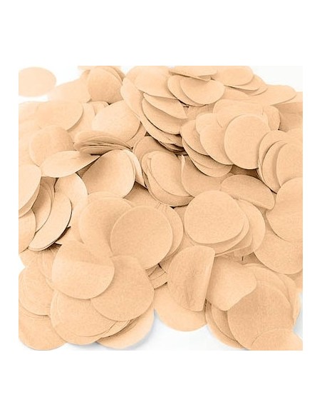 80g de confettis de scène diam 5cm rose