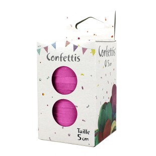 80g de confettis de scène diam 5cm crême 2