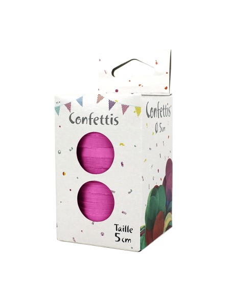 80g de confettis de scène diam 5cm crême