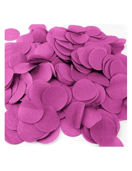 80g de confettis de scène diam 5cm crême