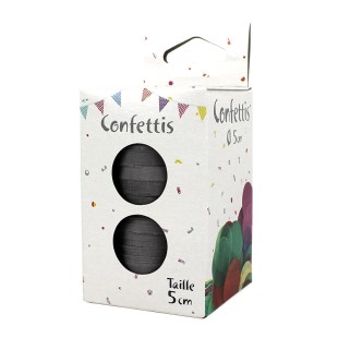 80g de confettis de scène diam 5cm jaune 2