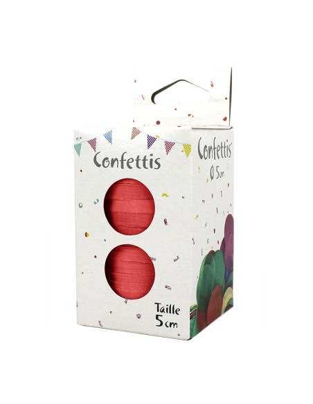 80g de confettis de scène diam 5cm noir