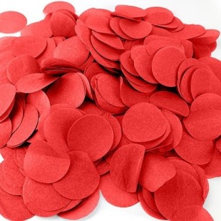 80g de confettis de scène diam 5cm noir